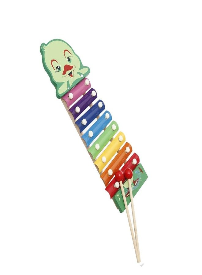 سمونيو لعبة موسيقية خشبية على شكل إكسيليفون من سمونيو مع عصي لتعليم الأطفال في مرحلة ما قبل المدرسة، (تصميم راندون) - Image 2